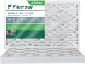 Filterbuy 12x27x1 MERV 13 Pleated HVAC AC Furnace Air Filters (4-Pack)