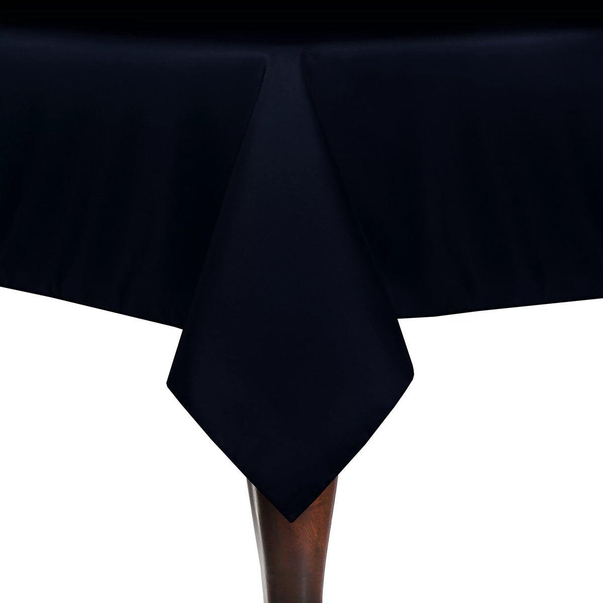 Ultimate Textile (2 Pack) 72 x 72-Inch Square Polyester Linen Tablecloth - for Wedding, Restaurant or Banquet use, Midnight