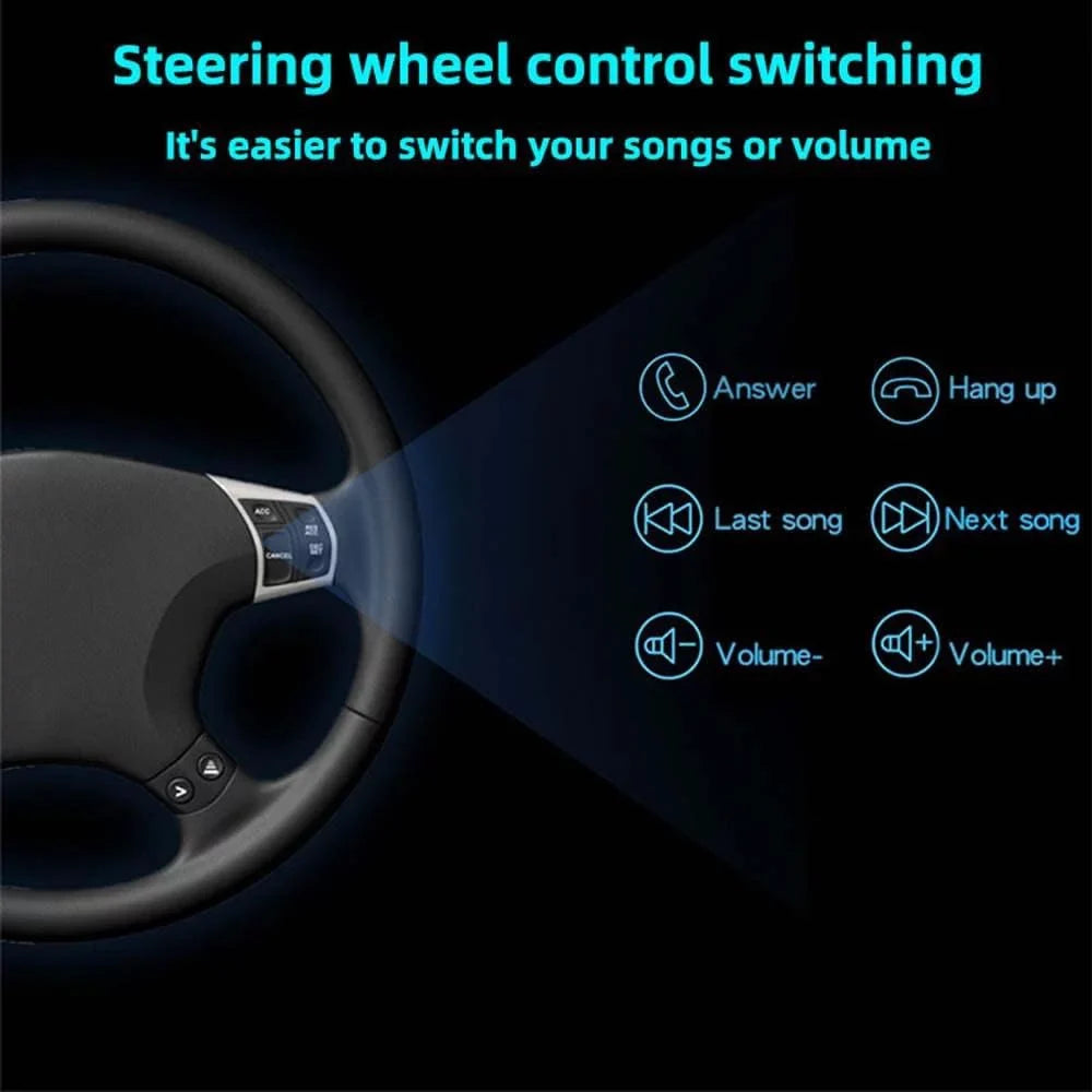 Car Radio Double Din Car Stereo 7 Inch Touch Screen with Bluetooth Mirror Link USB FM Radio Audio Receiver with Backup Camera and Remote Control