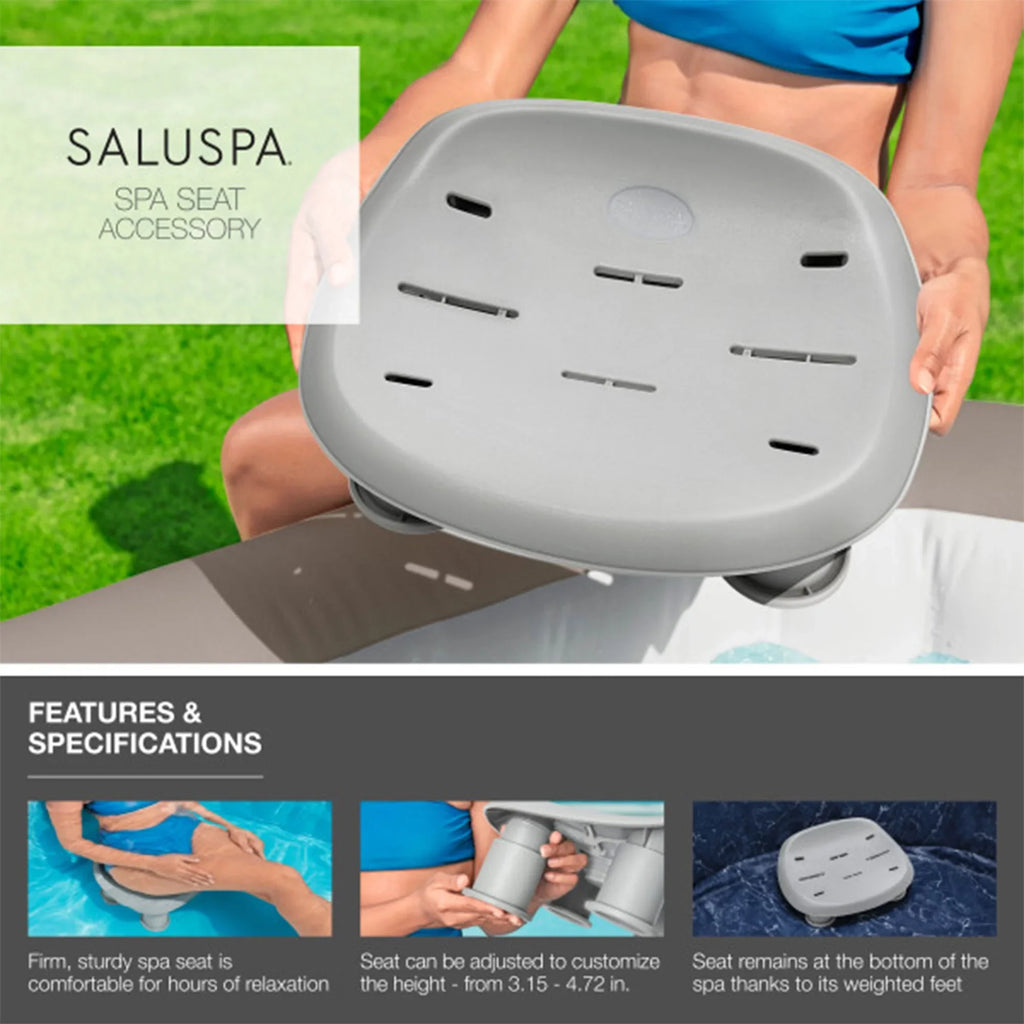 Bestway Coleman Honolulu AirJet Hot Tub with 2-Pack SaluSpa Spa Seat