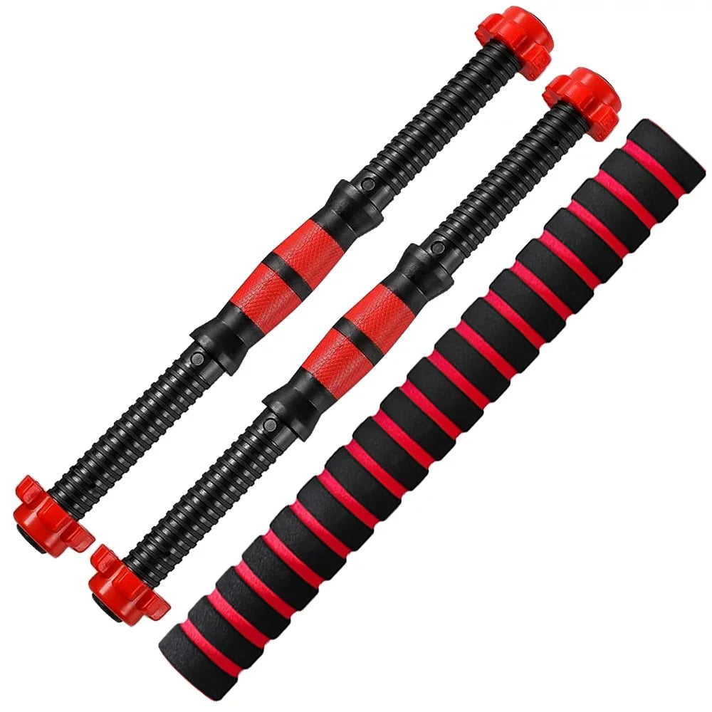Nebublu Adjustable Dumbbell Bars Set - Versatile Weight Lifting Equipment for Home Gym Fitness