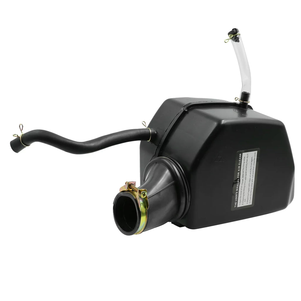 Unique Bargains Black Motorcycle Air Cleaner Case Intake Filter Box Assembly for GN125 CBT