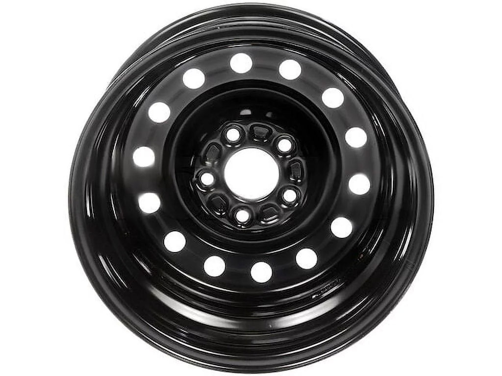 Steel Wheel - Black - 15 Inch - Compatible with 2001 - 2003 Saturn L200 2002