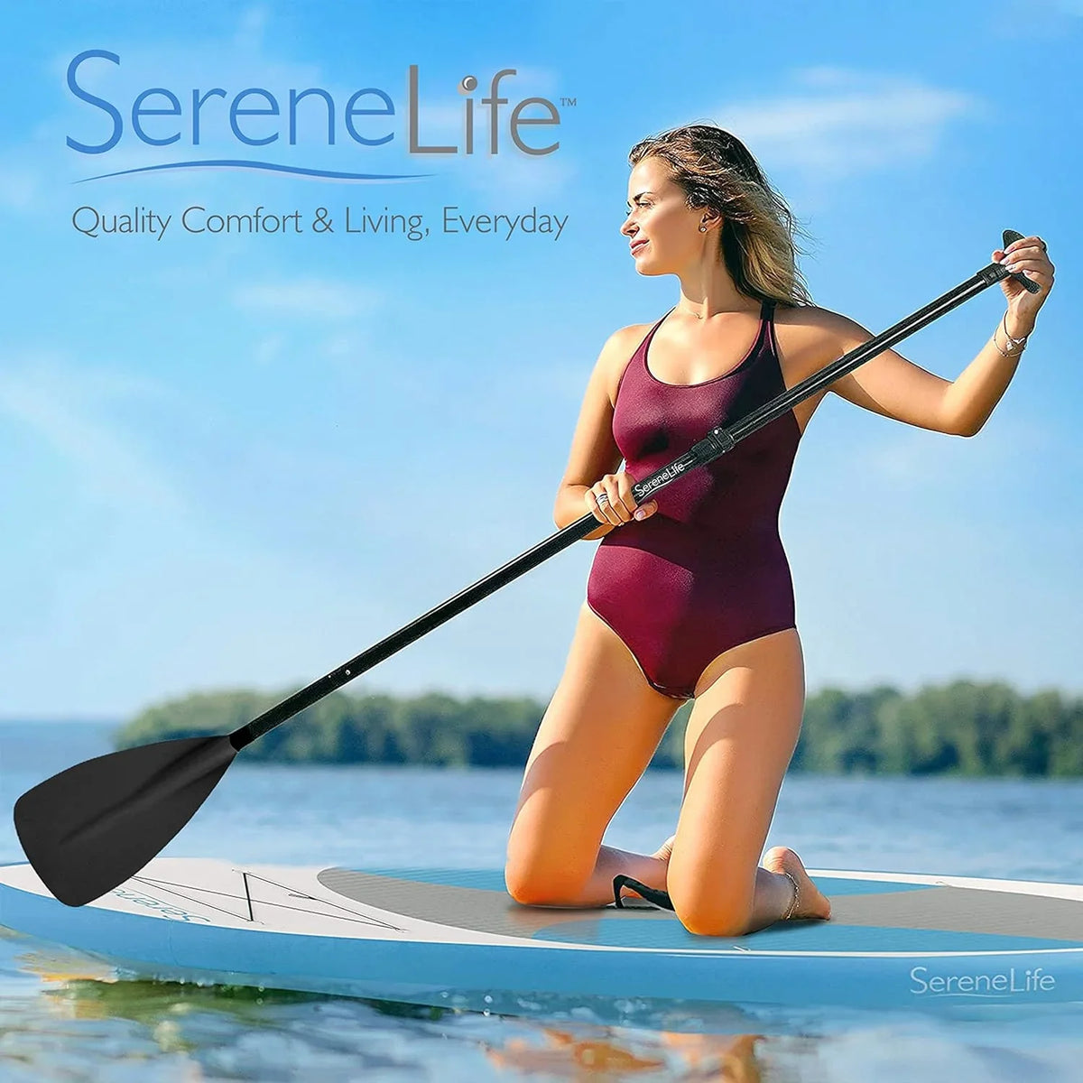 Sand Up Paddle-Board Adjusable Paddle - Adjusable Waer Paddle Oar For SLB105 -Flow Inflaable Sand Up Waer Paddle-Board -