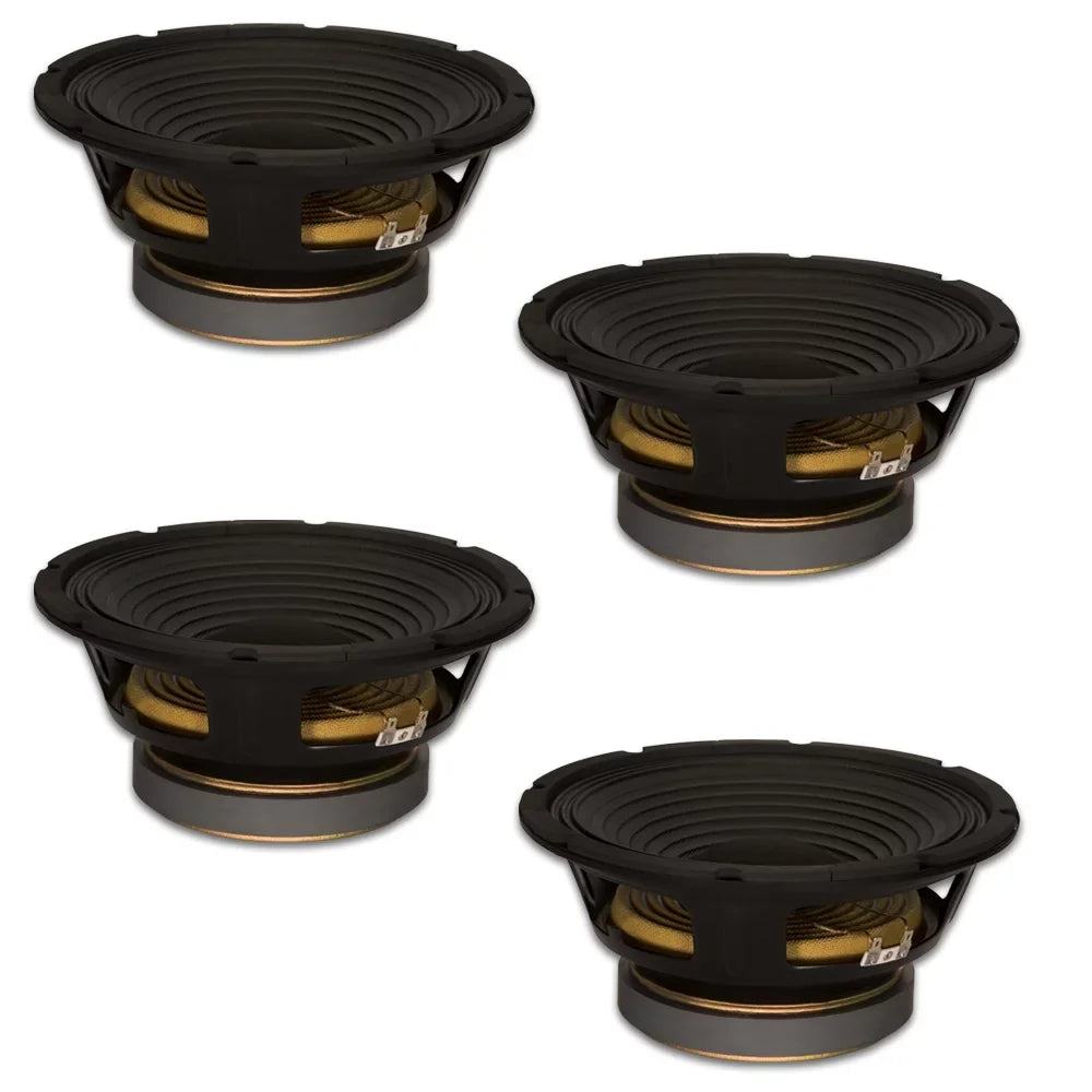 4 Goldwood Sound GW-1058 Pro 10" Woofers 50oz Magnets 280 Watts each Replacement Speakers