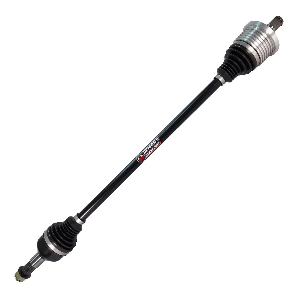 Demon Powersports Rear Right Heavy Duty Lift Kit Axle (2013-21) Can Am Outlander/Renegade, Unique Boot On Terrain for Heat Reduction, 47 Degrees Larger Swing Angles, for 6” Super ATV Lift Kit (Gen2)