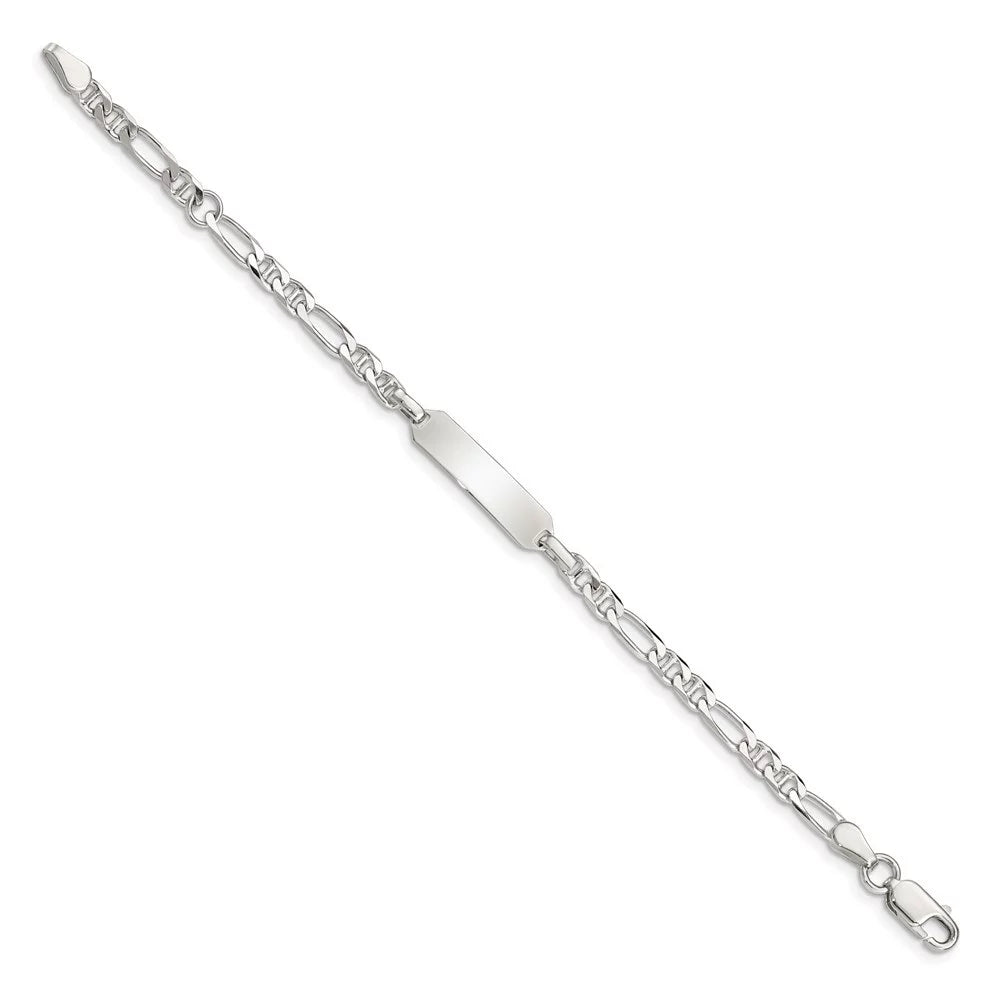 Auriga 925 Sterling Silver Id Anchor Link 6inch for Women