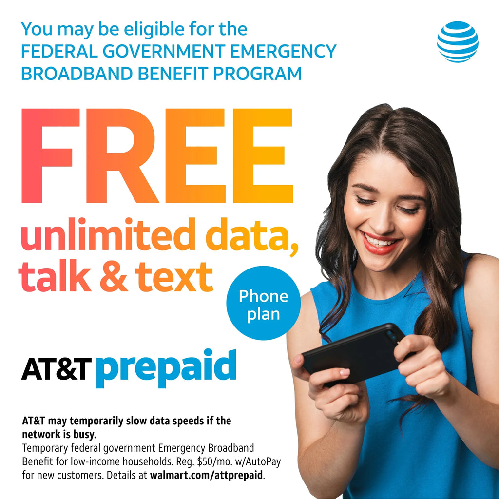 AT&T Alcatel, 4GB, Black - Prepaid SmartFlip Phone