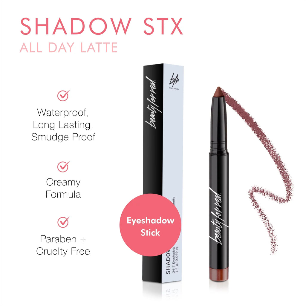 Beauty For Real Shadow Stx, All Day Latte - 0.05 oz
