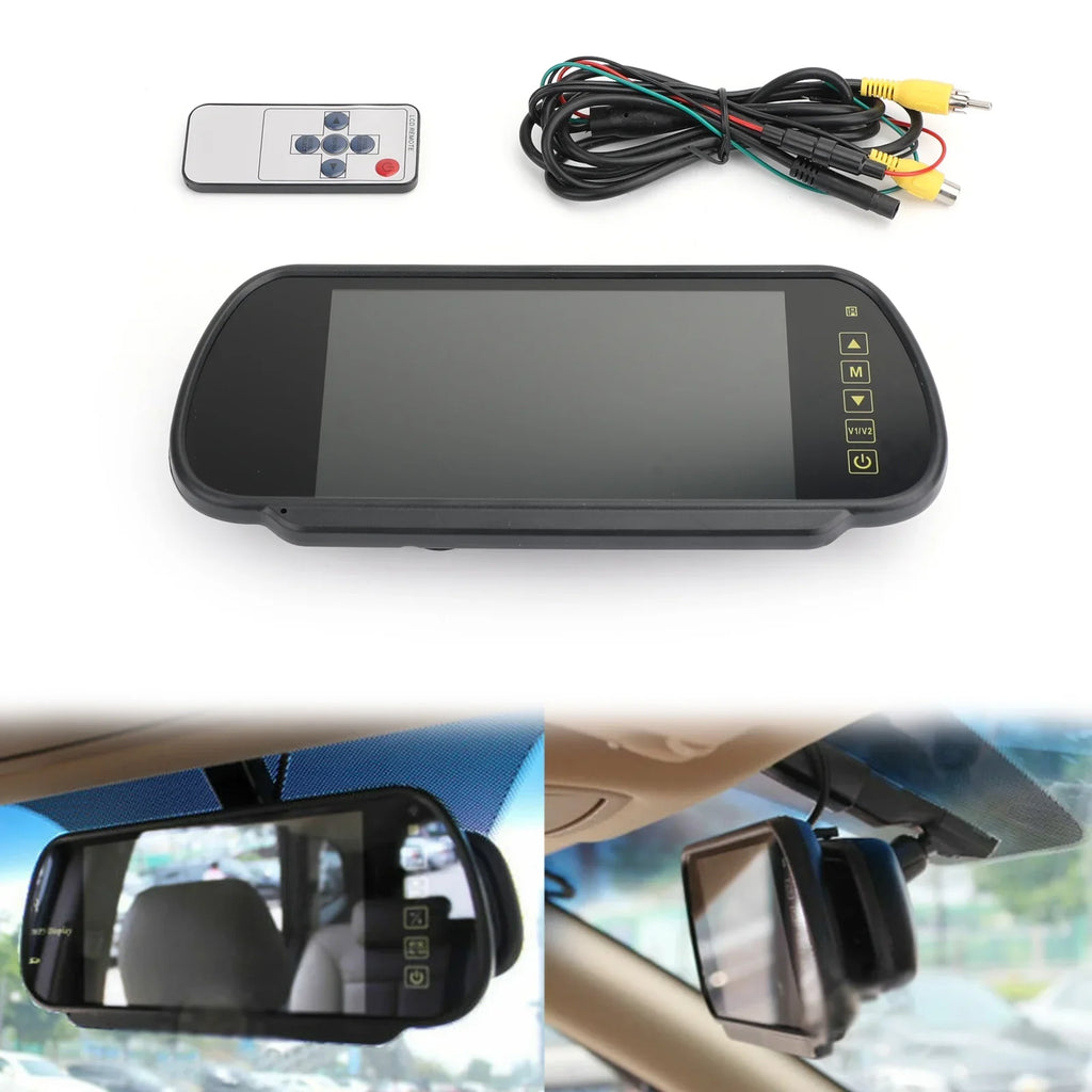 Motor Genic 7" LCD Car Rear View MonitorSensors Lens Screenfor Bus Car Reversing Camera