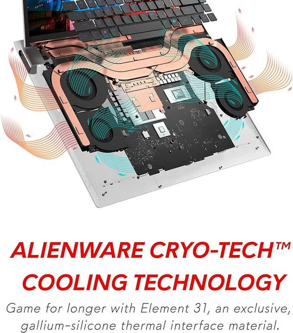 Open Box Alienware X17 R2 17.3" FHD I7 16 1TB SSD RTX 3070Ti AWX17R2-7341WHT-PUS - White