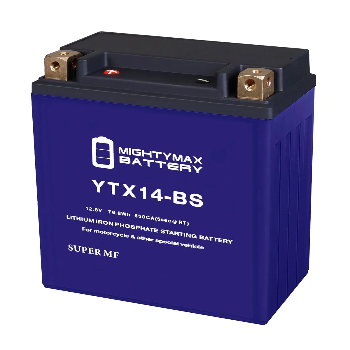 YTX14-BS Lithium Replacement Battery Compatible with Moto Guzzi 750 V7 III Carbon Shine 18