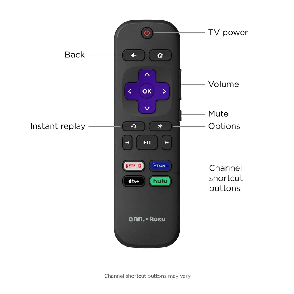 onn Roku Smart Soundbar with built-in 4K Streaming Media Player