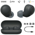 Open Box Sony WF-C700N Truly Wireless Noise Canceling in-Ear Bluetooth Earbud Headphones with Mic and IPX4 Water Resistance, Black
