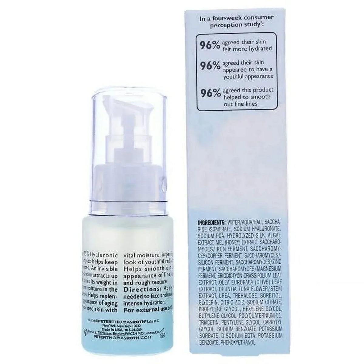 Peter Thomas Roth Water Drench Hyaluronic Anti Aging Cloud Serum for Dry and Oily Skin 1 oz