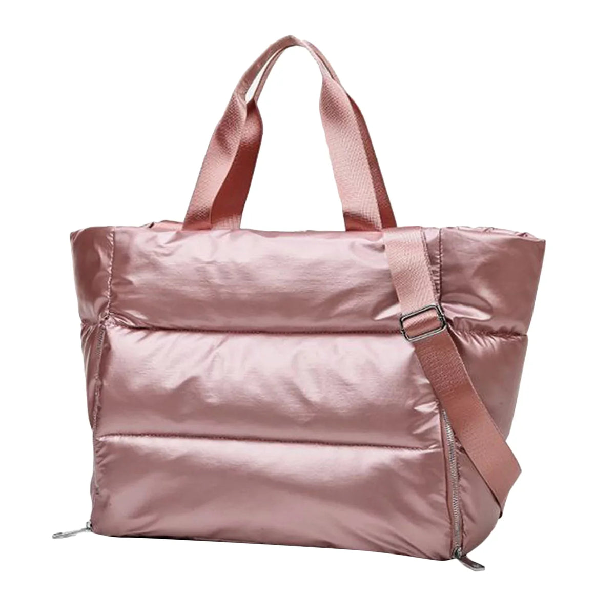 Segolike Travel Duffel Bag Waterproof Tote Weekender Bag Overnight Bag Luggage Gym Bag for Men AndWomen , Pink