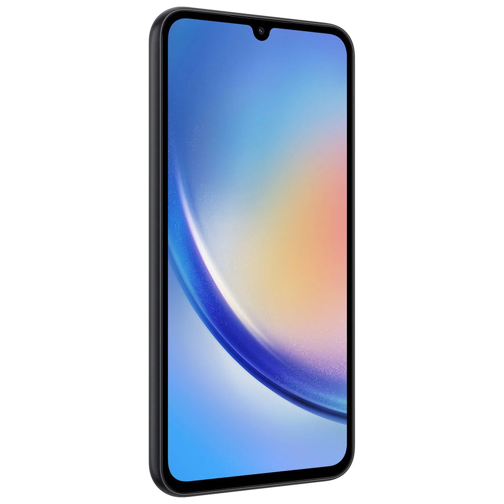 Restored Samsung Galaxy A34 5G A346M 128GB Dual SIM GSM Unlocked Android Smartphone (Latin Variant/US Compatible LTE) - Awesome Graphite (Refurbished)