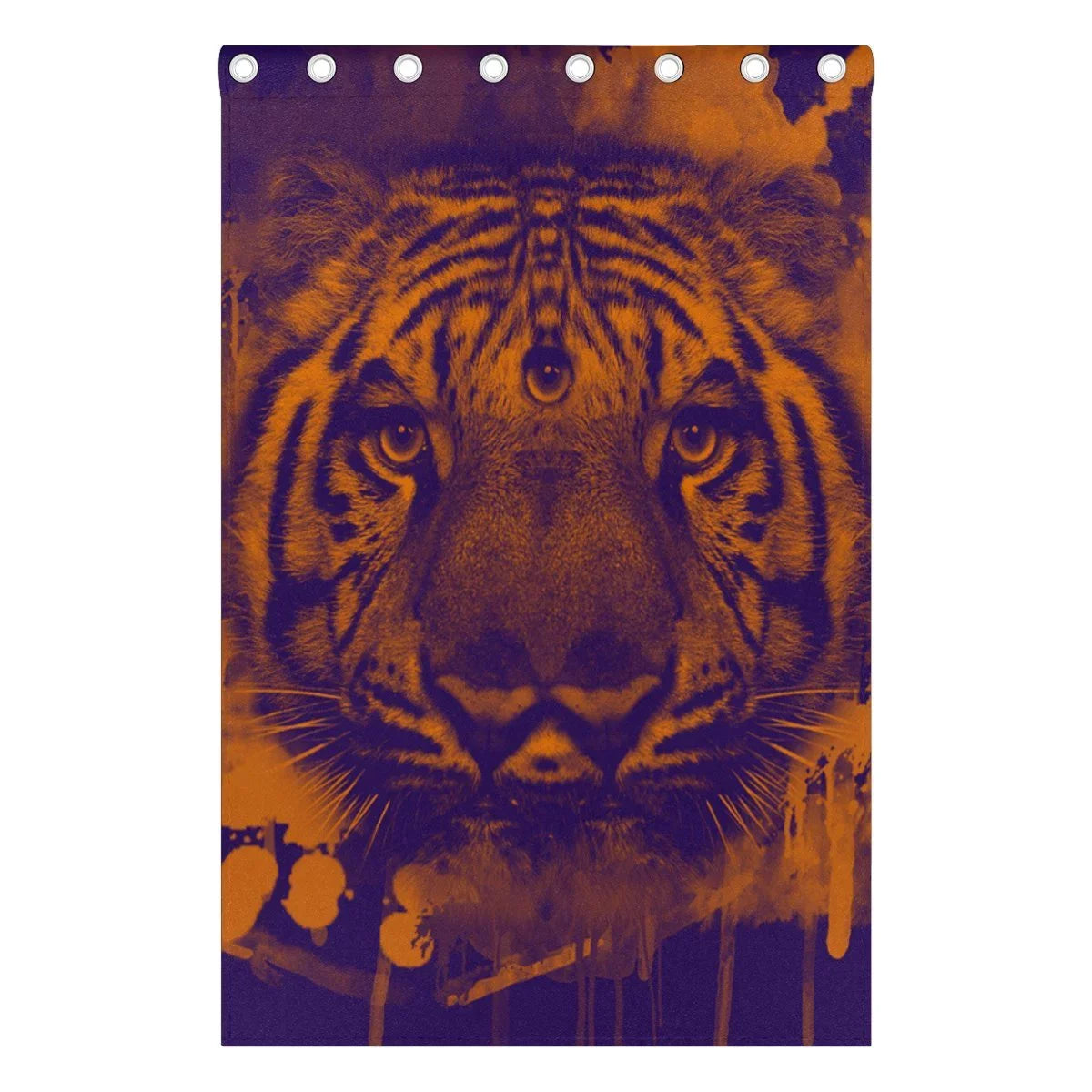 POPCreation Trippy Tiger Window Curtain Blackout Curtains Darkening Thermal Blind Curtain for Bedroom Living Room,2 Panel (52Wx84L Inches)
