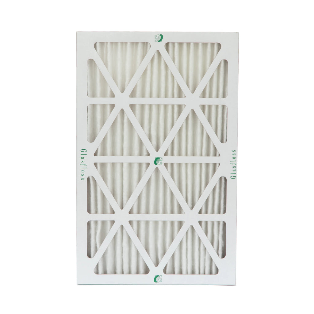 16 X 25 X 2 - MERV 10 GLASFLOSS PLEATED AIR FILTER ZL SERIES 12-Pack