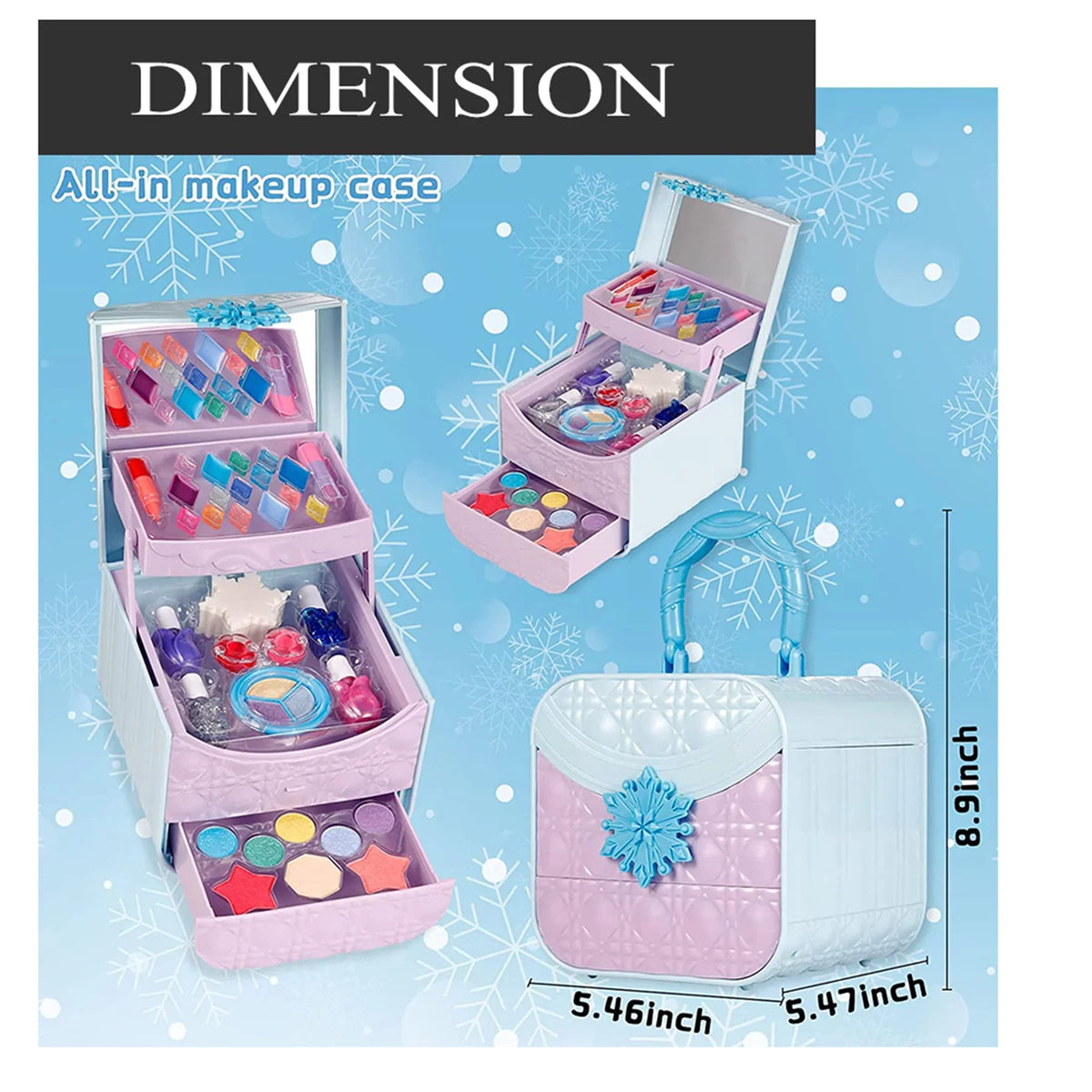 Kids Makeup Kit for Girl Frozen Makeup Set