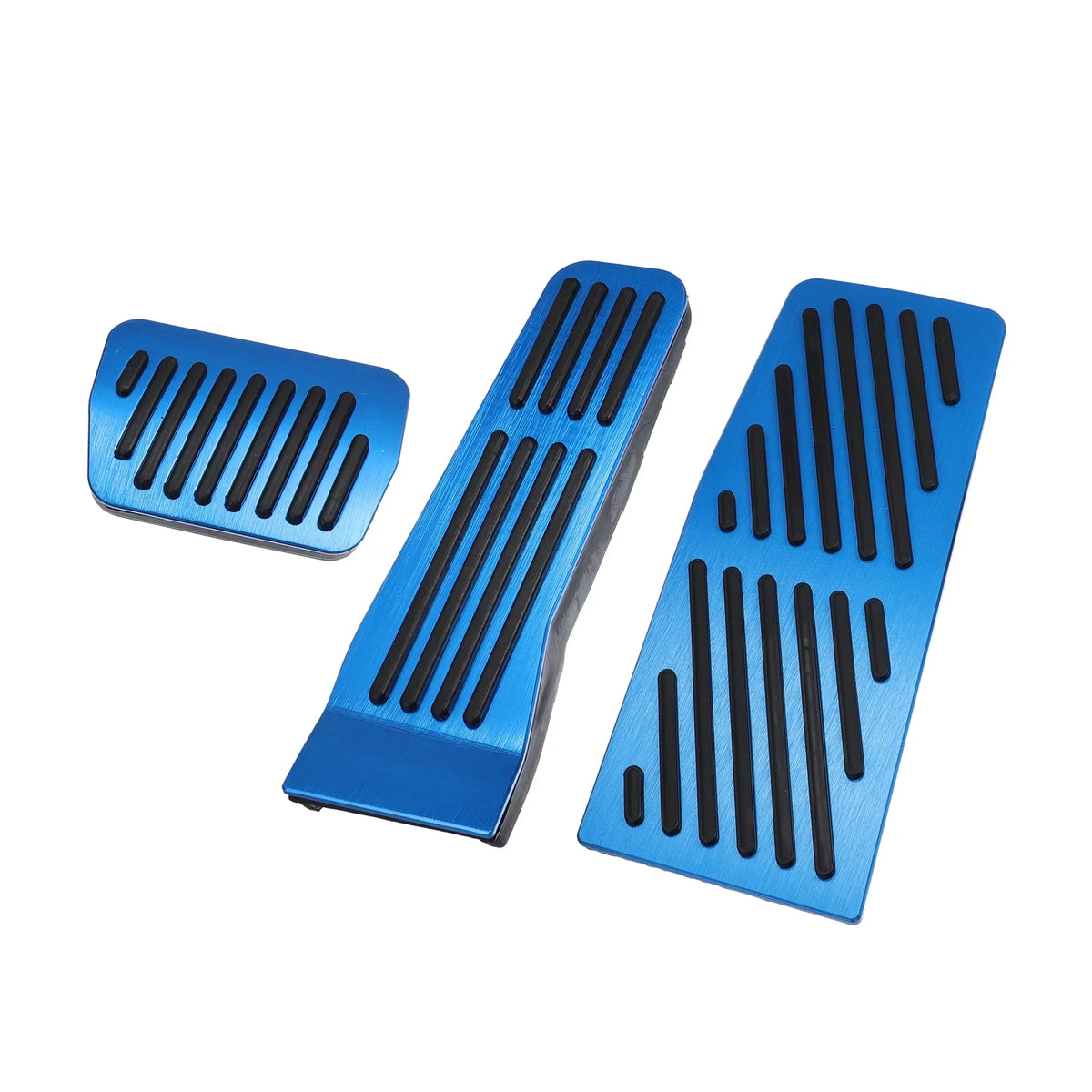 3 Pcs Car Gas Accelerator Brake Foot Rest Pedal Protection Pad for Mazda CX-30 2020-2021 Antislip Blue