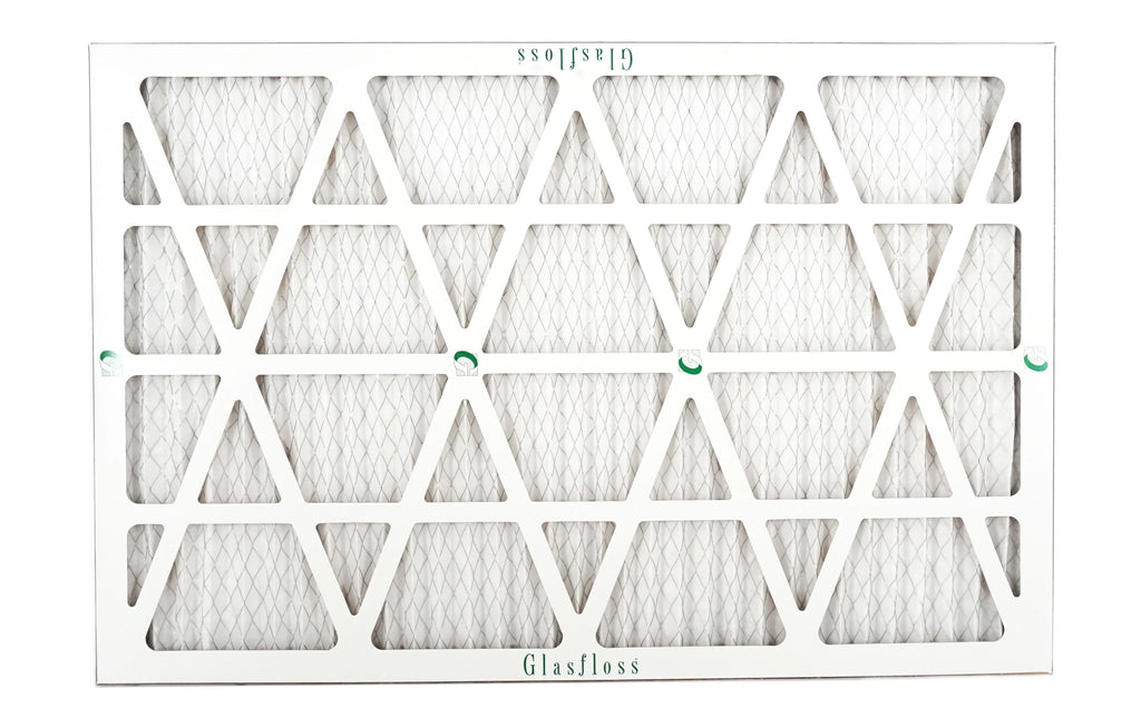 Glasfloss Air Filter 18x24x2 - 2" MERV 10 - (Pack of 12) - Pleated AC or HVAC Air Filter - Furnace Air Filter - Home or Office - Made In The .