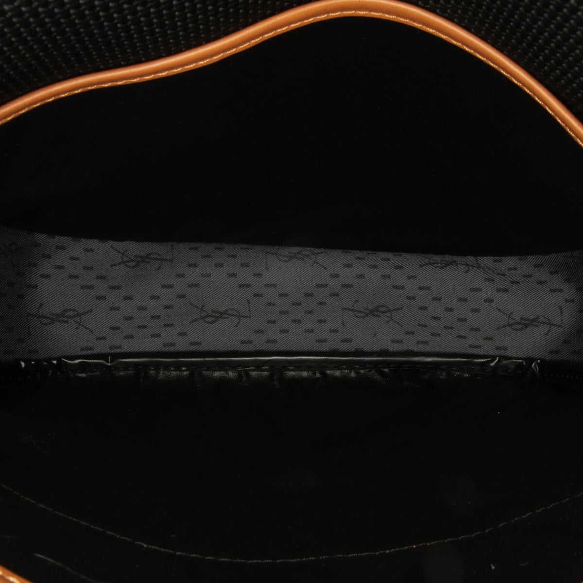 Pre-Owned Authenticated YSL Crossbody Bag Coated Canvas Fabric Black Unisex (Like New)