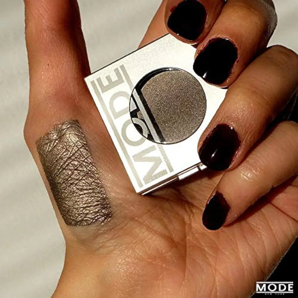 MODE Eyeshadow Absolute, High Pigment Long Wear Potent Color Natural Pressed Powder Eyeshadow Single Compact, Areni Noir and Pink Peony Vegan Skincare – THUNDER HEART – Gray Taupe Pear