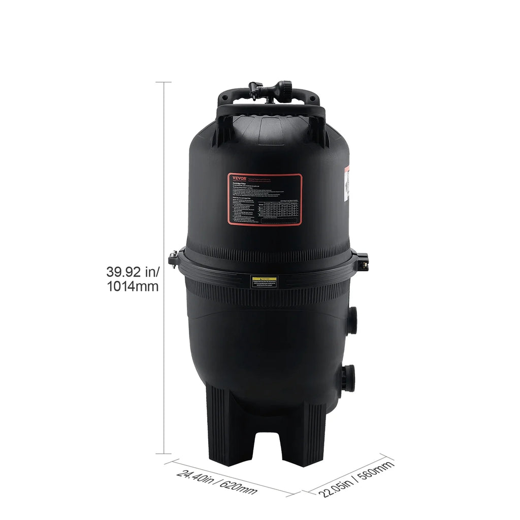 SKYSHALO 325Sq.Ft Pool Cartridge Filter In/Above Ground Swimming Pool Filtration