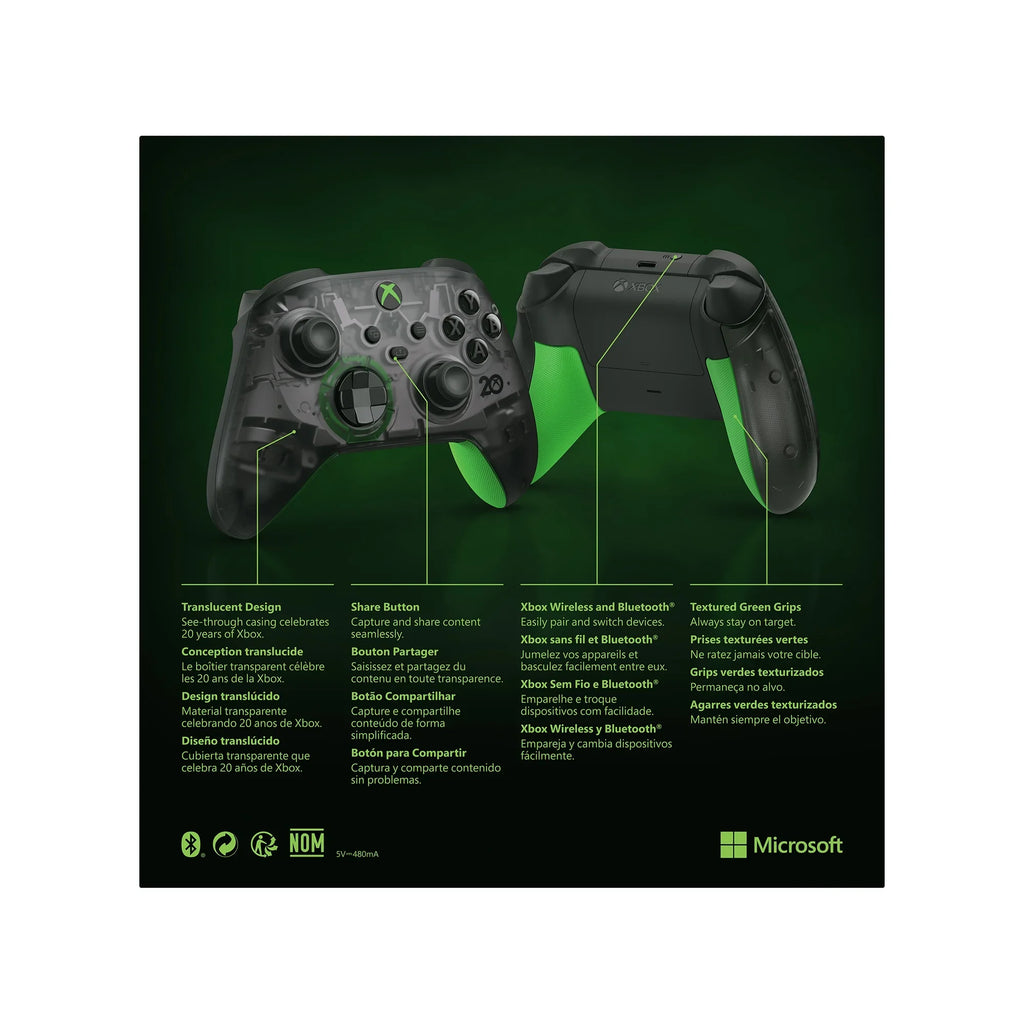 Restored Xbox Wireless Controller - 20th Anniversary Special Edition (Refurbished)