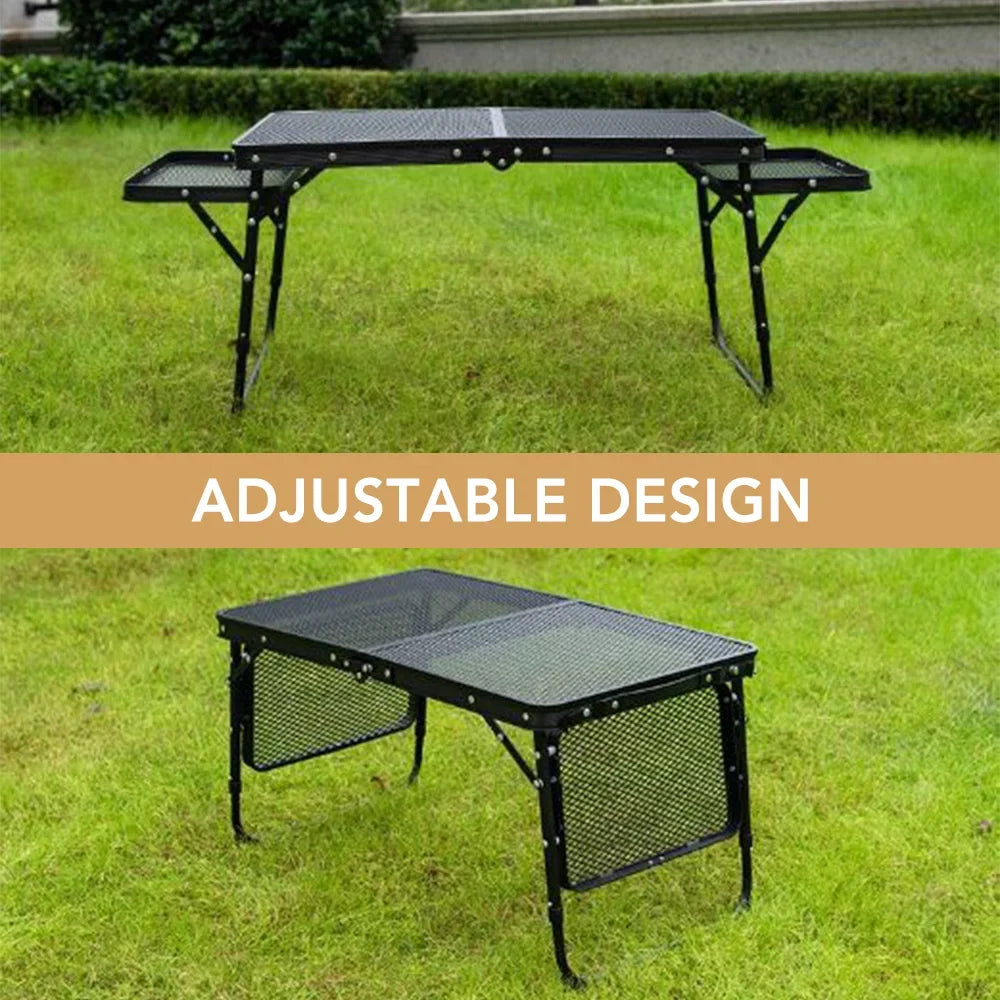 OWSOO Folding Table, Compact and Portable, Essential for Picnics and Camping, Food Prep Station