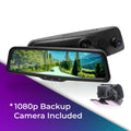 Master Tailgaters 10" IPS LCD Rear View Mirror with 1080p DVR, 140° Dash Cam, and Backup Camera Included for Complete Vehicle Monitoring- Universal Fit for All Cars