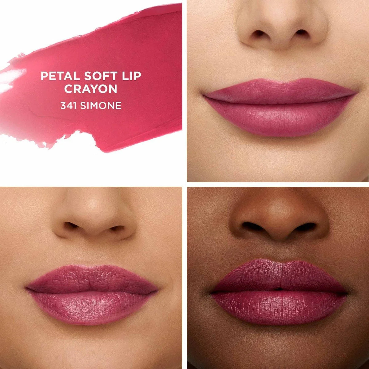 Laura Mercier Petal Soft Lipstick Crayon - 341 Simone - rose berry - 0.07 oz/2 g