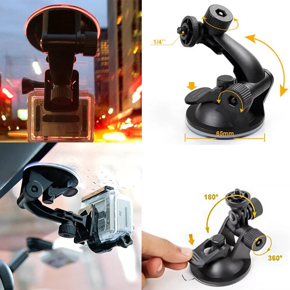 Insta360 GO 2 Action Camera with Deluxe Bundle - Includes: Action Camera Frame Adapter for Insta360 GO2, Selfie Stick, Suction Cup Mount, Floating “Bobber” Handle, Pipe/Bike Mount & Much More