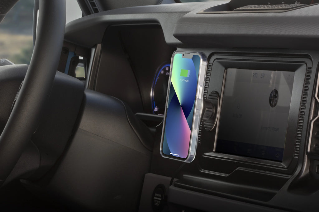 Scosche MPQ5DV-SP1 Dash/Vent Magnetic Wireless Charging Mount Compatible W/ MagSafe iPhone, Galaxy