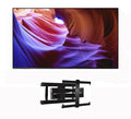 Sony KD43X85K 43" 4K HDR LED with PS5 Features Smart TV with a Sanus Systems VLF728-B2 Full Motion Wall Mount (2022)
