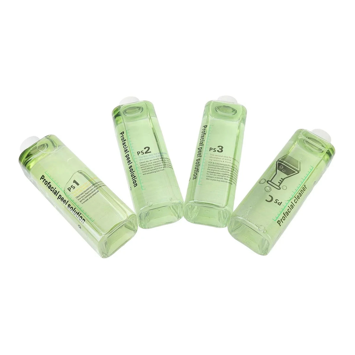4pcs Hydra Peeling Facial Serum for Dermabrasion Machine Deep Cleansing Hydro Dermabrasion Solution Daily Skin Care Brightening and Hydrating Facial Serum