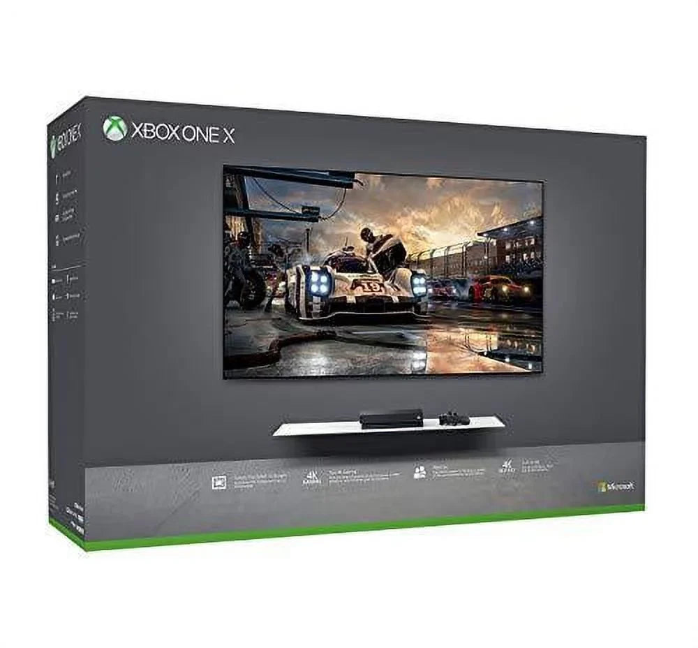 Restored Microsoft Xbox One X 1TB Console with Wireless Controller: Xbox One X Enhanced, HDR, Native 4K, Ultra HD (Refurbished)
