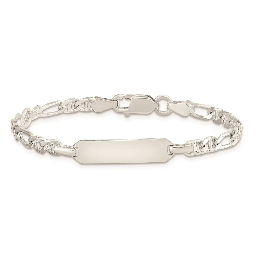 Auriga 925 Sterling Silver Id Anchor Link 6inch for Women
