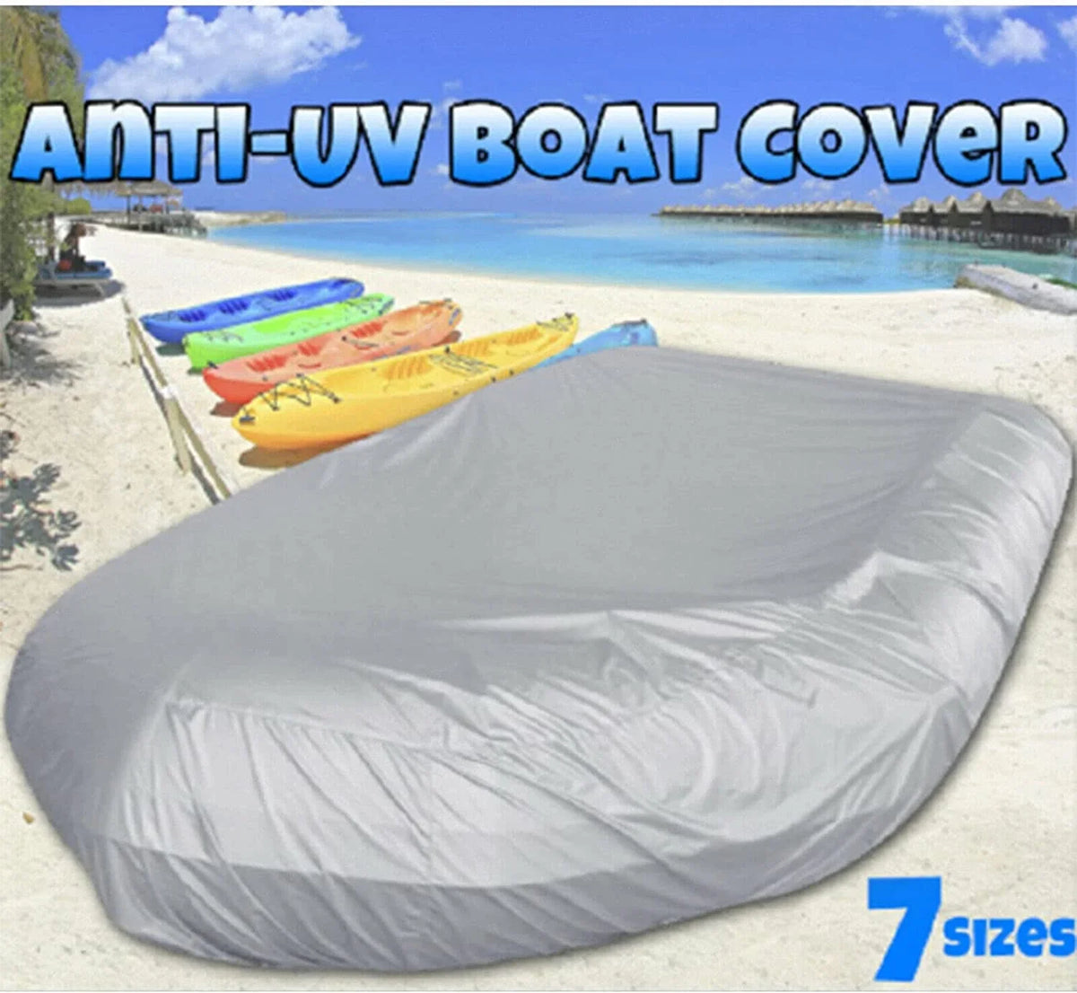 Miumaeov Inflatable Heavy-Duty Waterproof and UV-Resistant Marine Grade Polyester for V-Shaped Hull Professional Type Fishing Vessel Speed Craft Bass Vessel