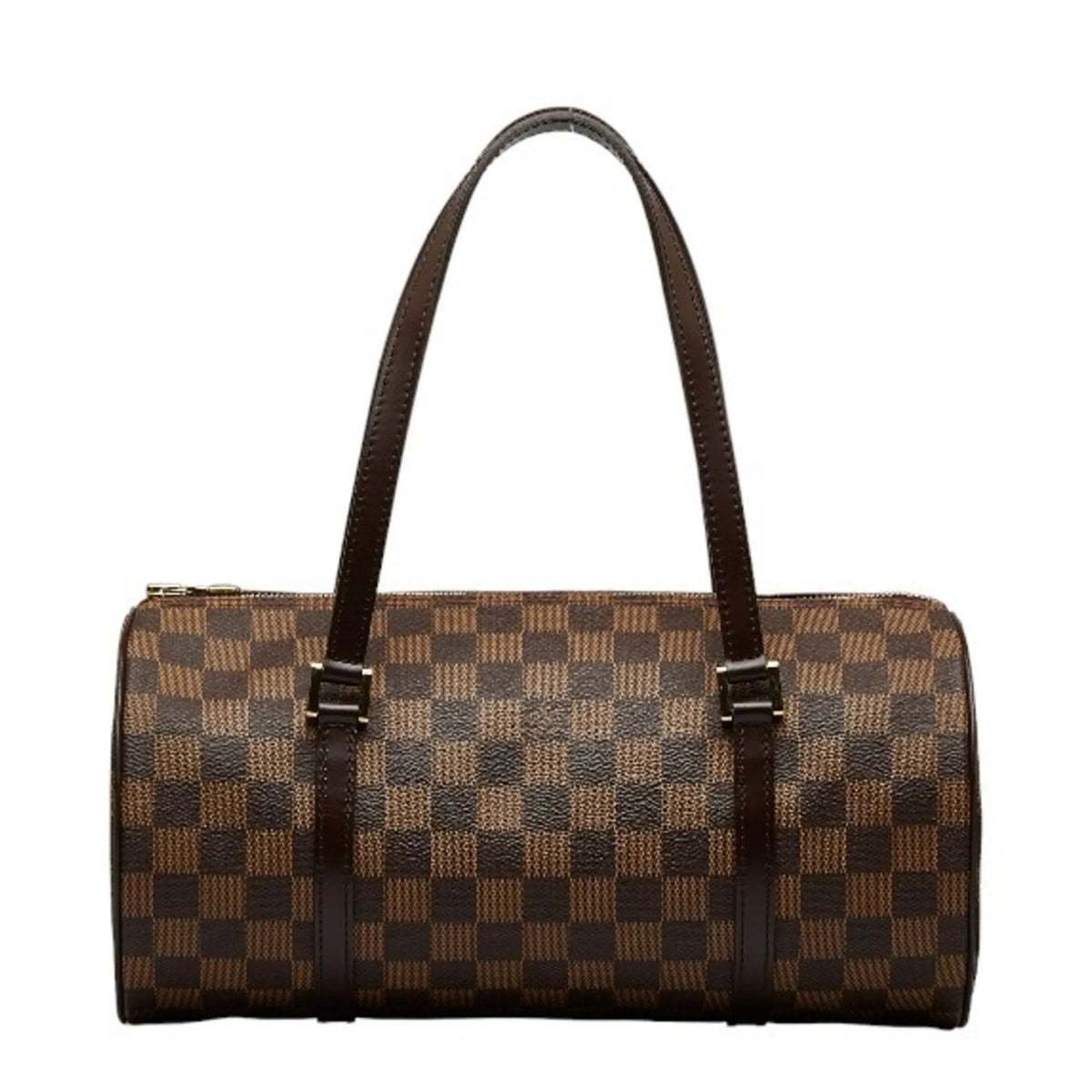 Pre-Owned Louis Vuitton Damier Ebene Papillon Handbag N51303 Brown PVC Leather Women's LOUIS VUITTON (Good)