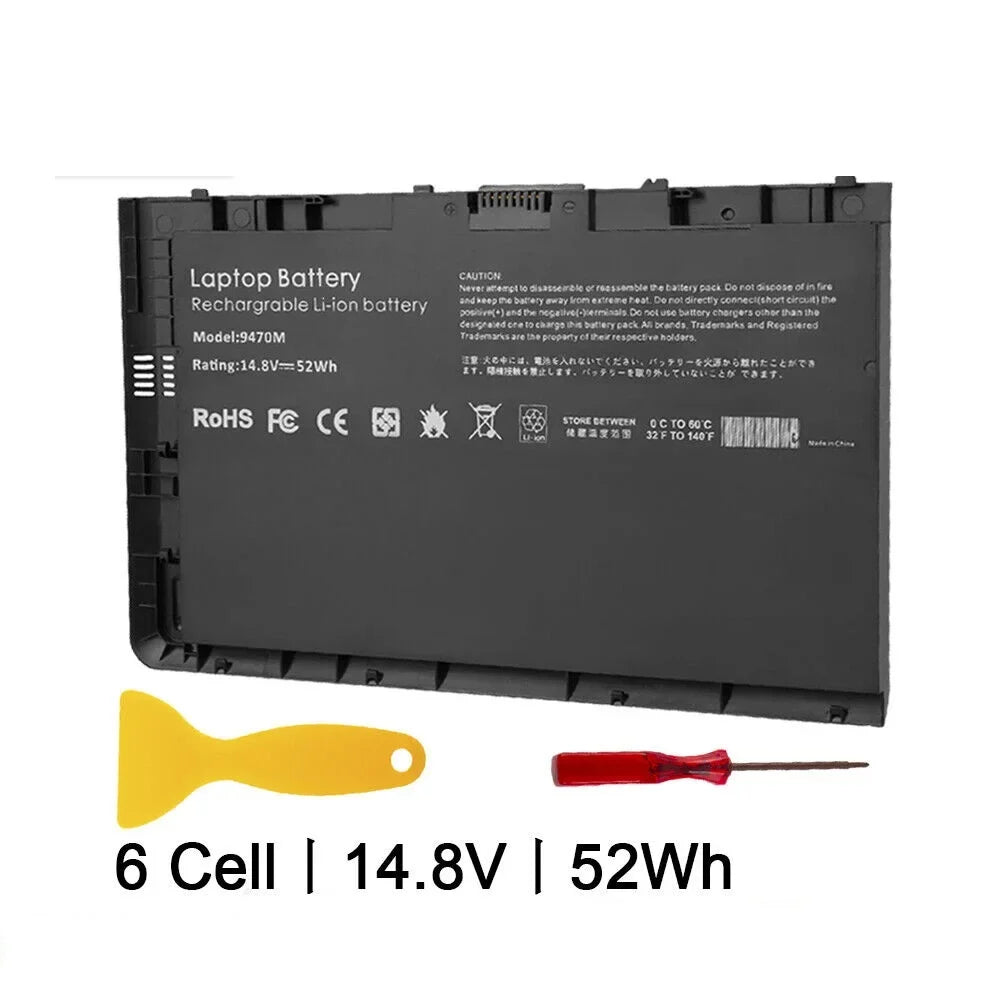 Replace BT04XL Battery for HP EliteBook Folio 9480m Ultrabook