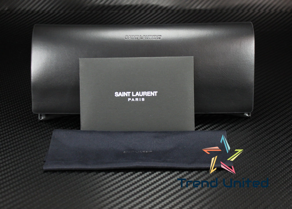 SAINT LAURENT SL 481 001 Rectangular Squared Black 55 mm Men's Eyeglasses