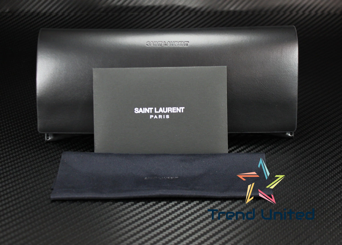 SAINT LAURENT SL 481 001 Rectangular Squared Black 55 mm Men's Eyeglasses