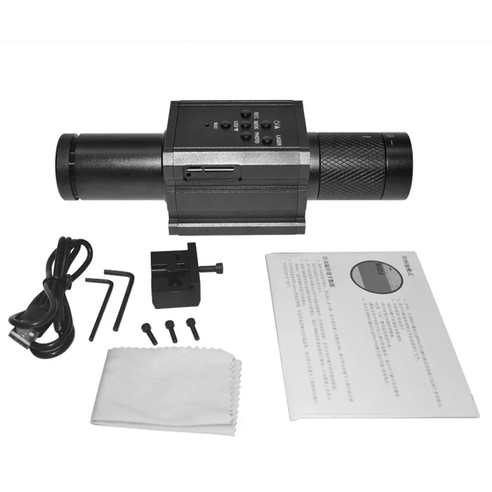 walmeck Portable Monocular Night-Visions Sight Device Day Night Use Telescopes 1.2inch Display Photo Taking Video Recording Infrared Digital Video Camera for Fishing Ship Wildlife Observation