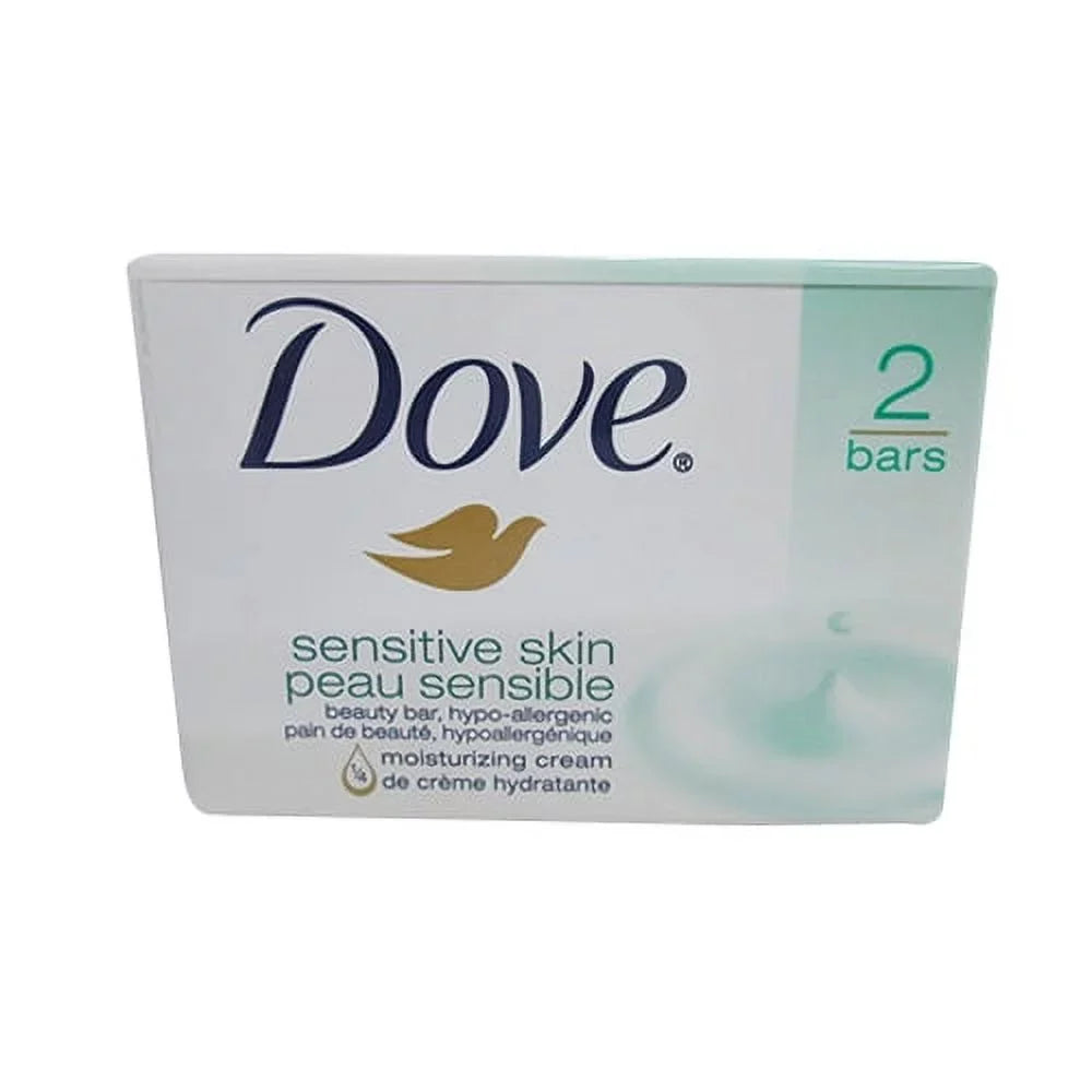 Dove Beauty Bar Soap, Sensitive Skin - 4.25 Oz, 2 Ea, 3 Pack