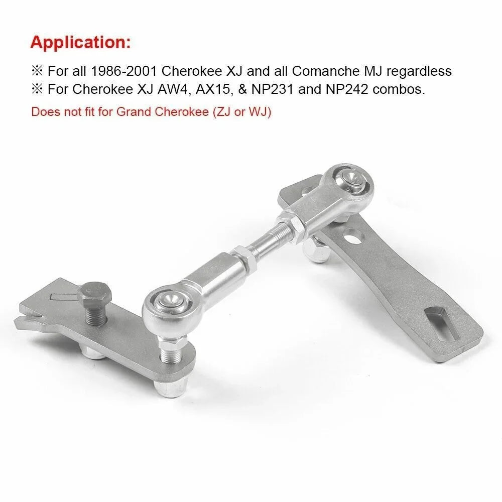 Transfer Case Linkage Kit Fits for Jeep Cherokee XJ MJ 1986-2001 US Stock
