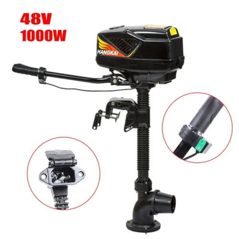 48V 1000W Electric Brushless Trolling Outboard Motor Fishing Ship Engine