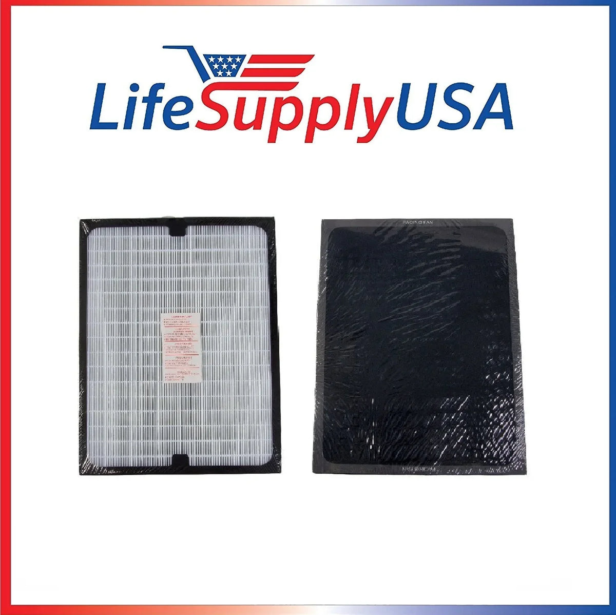 LifeSupply (4-Pack) HEPA filter Replacement Compatible with all Blueair 200 Series SmokeStop Smoke Stop 201, 203, 215B, 250E, 270E, and 303 air purifiers