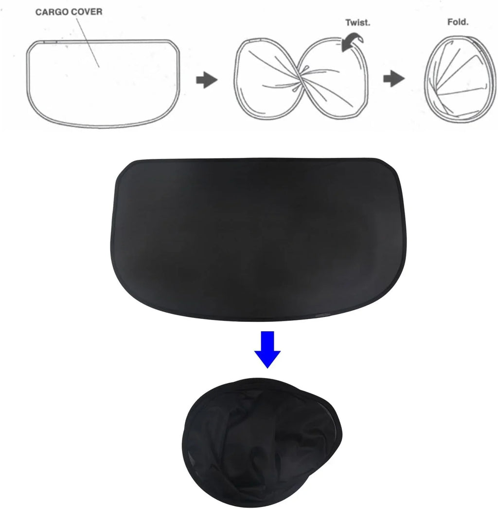 Fit 2023 2024 Honda HR-V Soft Mesh Cargo Wrap for Honda HR-V 2023-2024 Suv Accessory Black Rear Trunk Shade Privacy OE Style